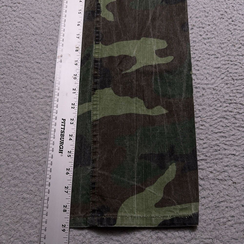 Vintage Five Brother Camo Pants Women's 25x29 Mid Rise Faded Military USA Made - Picture 4 of 10